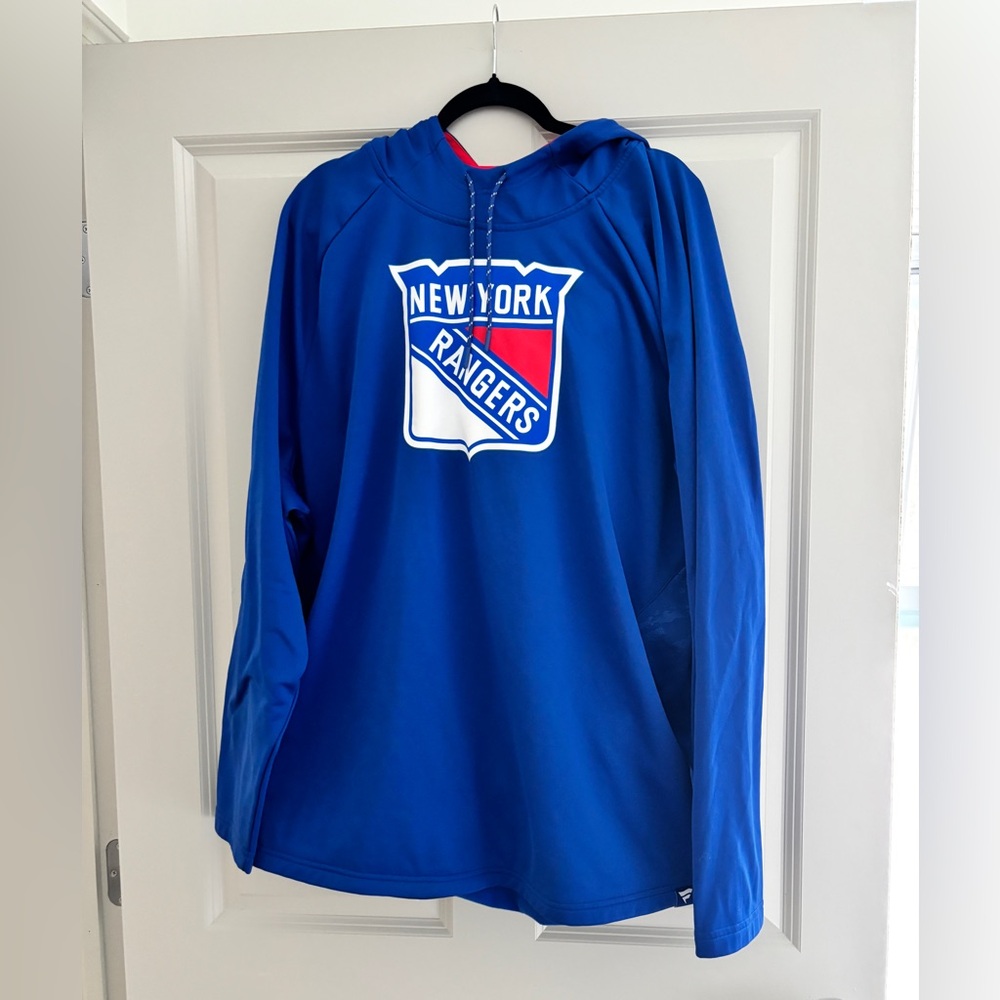 Fanatics Blue and Red Hoodie